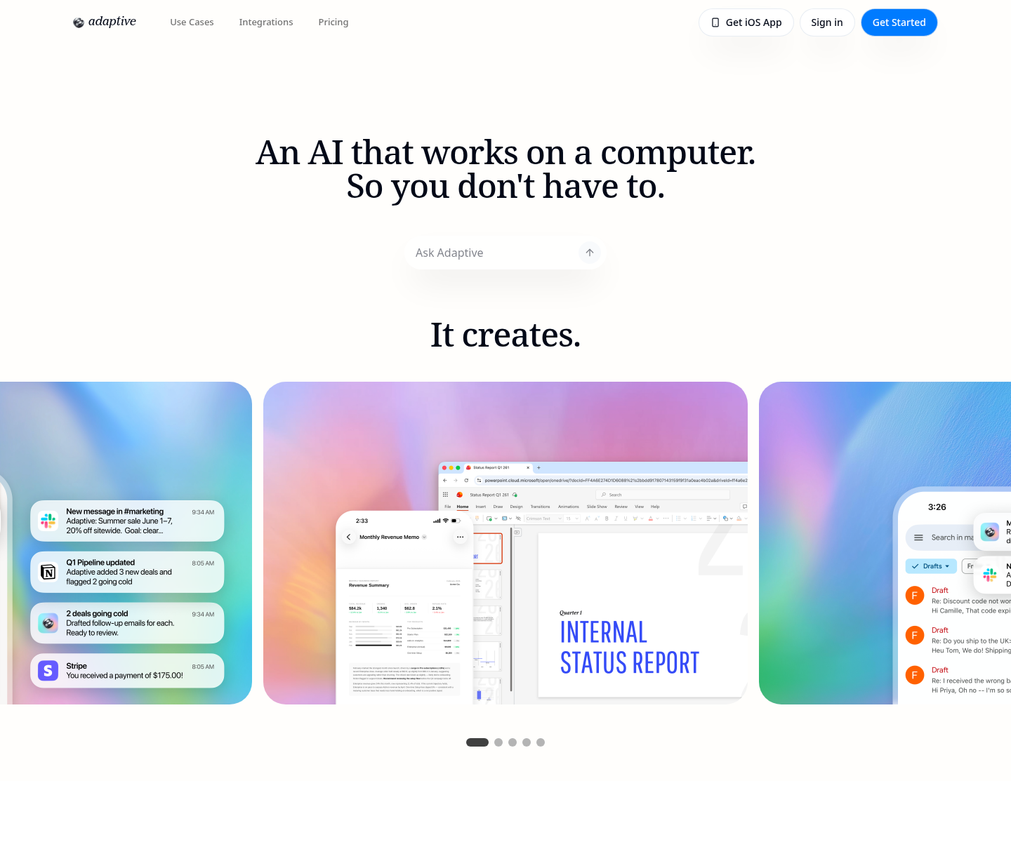 Adaptive, herramienta de IA para chatbots y asistentes virtuales