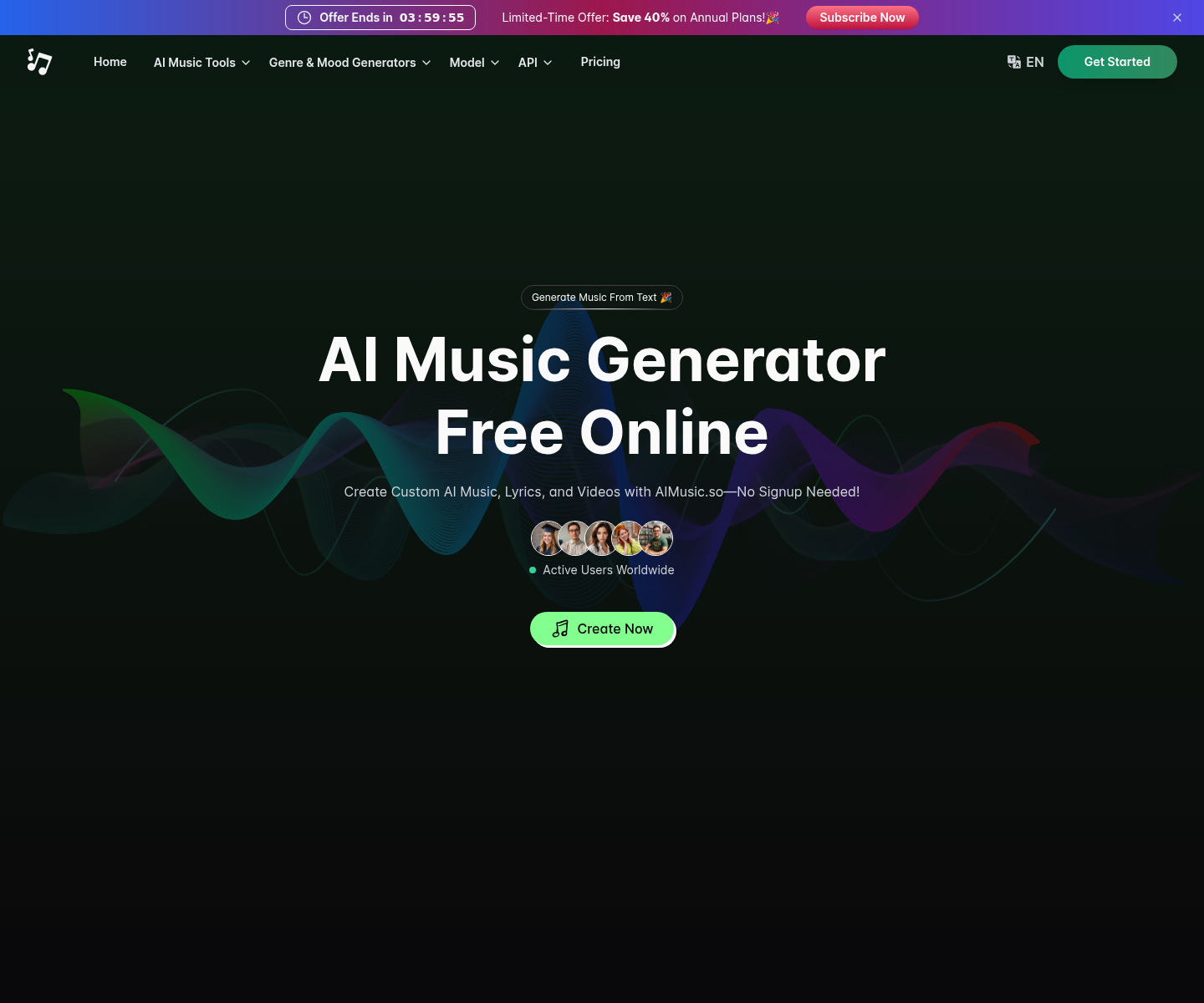 AIMusic.so, herramienta de IA para generación y edición de música y voz