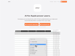 Alter, herramienta de IA para chatbots y asistentes virtuales