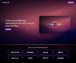 ballet.dev, herramienta de IA para undefined
