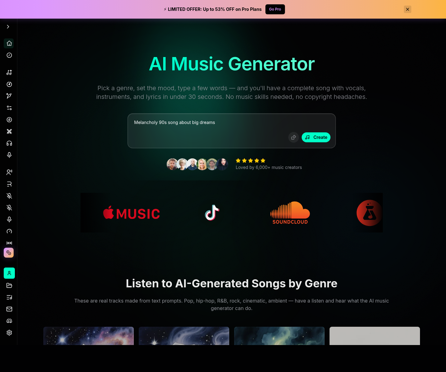 BeMusic AI, herramienta de IA para generación y edición de música y voz