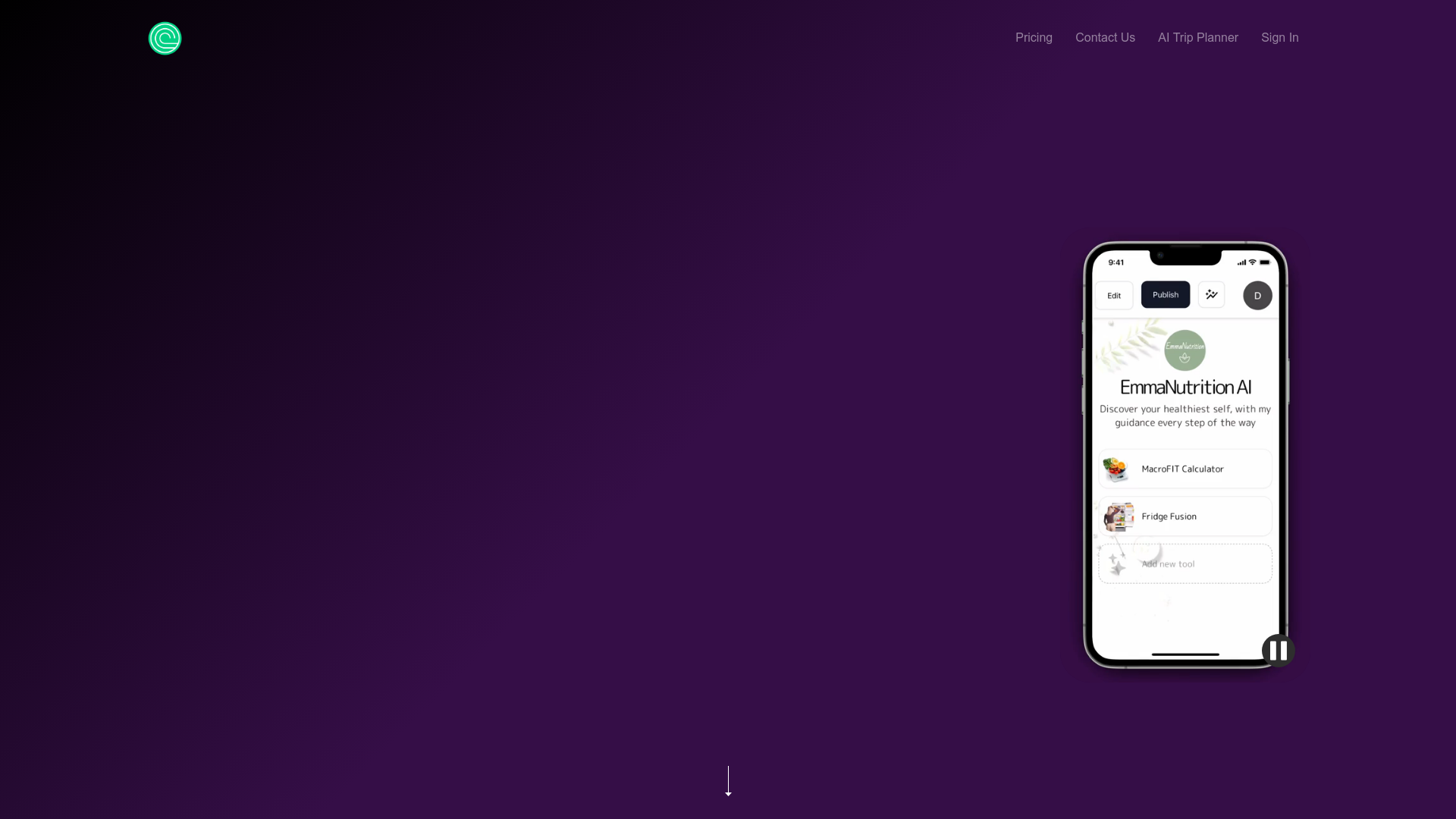 Generative Nutrition App, herramienta de IA para aplicaciones diversas de ia