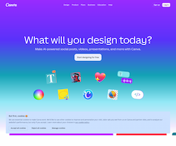 Canva, herramienta de IA para aplicaciones diversas de ia