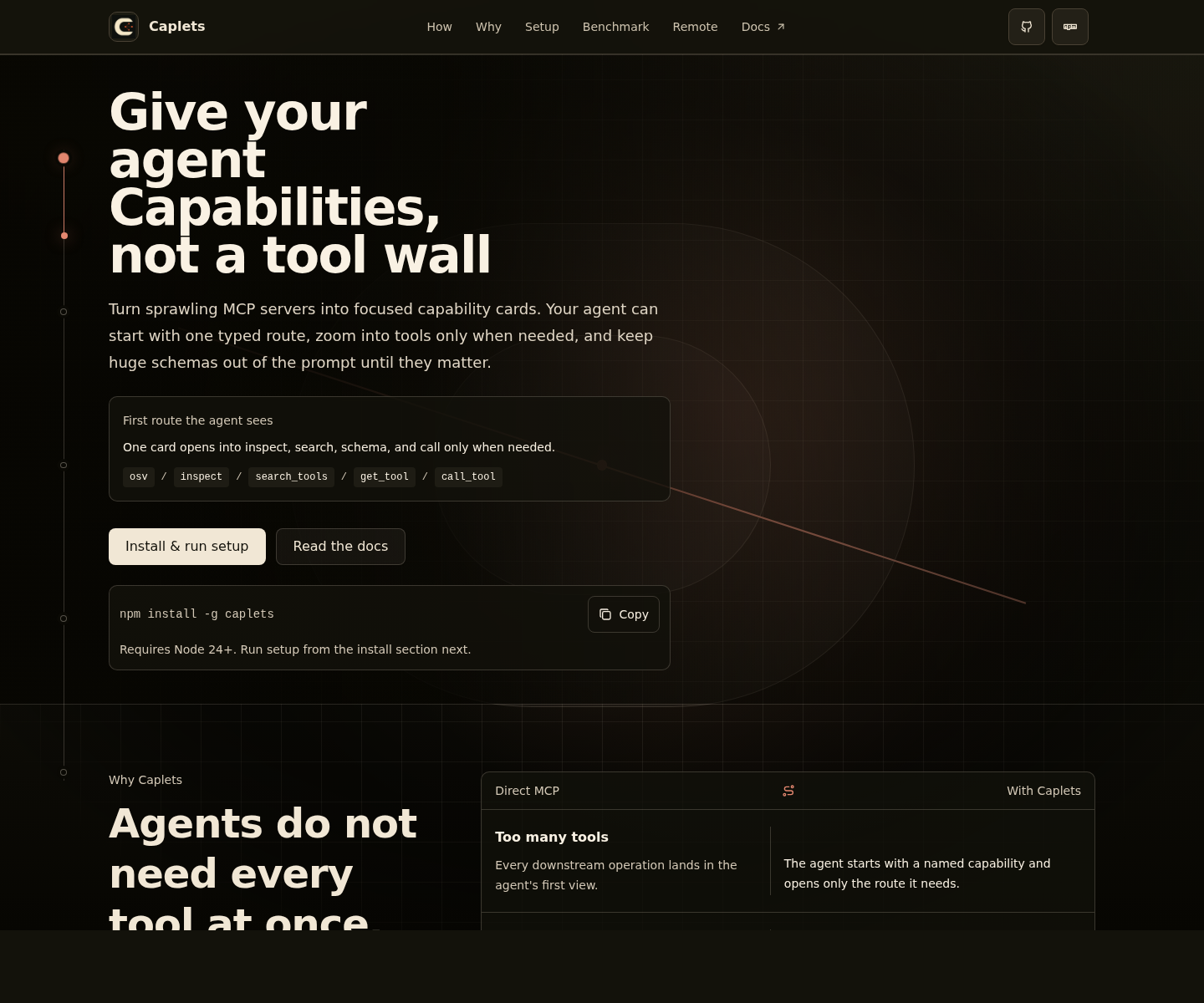 caplets.dev, herramienta de IA para undefined