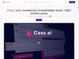 Casc, herramienta de IA para otras aplicaciones específicas
