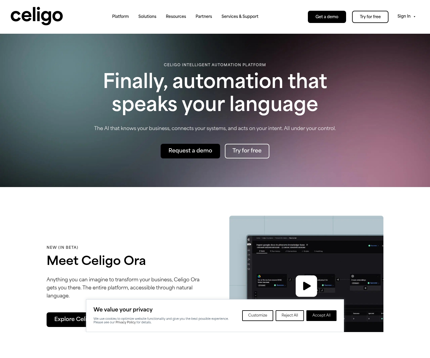 Celigo, herramienta de IA para aplicaciones diversas de ia