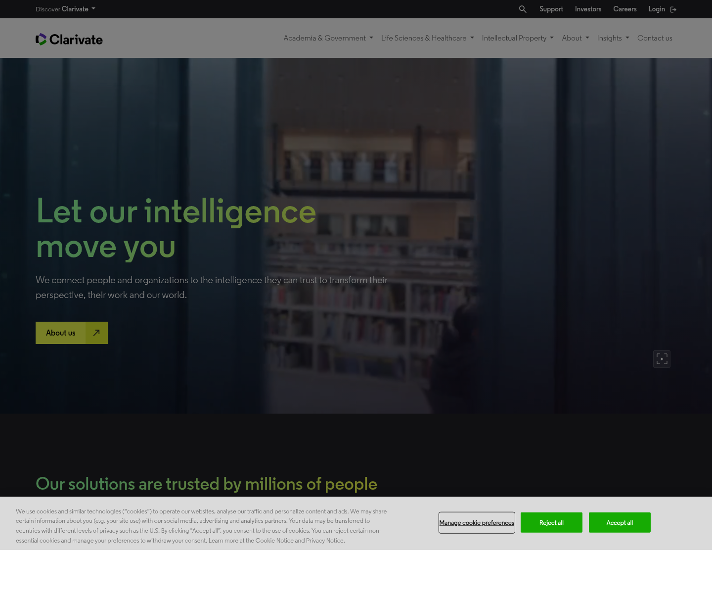 Clarivate, herramienta de IA para aplicaciones diversas de ia
