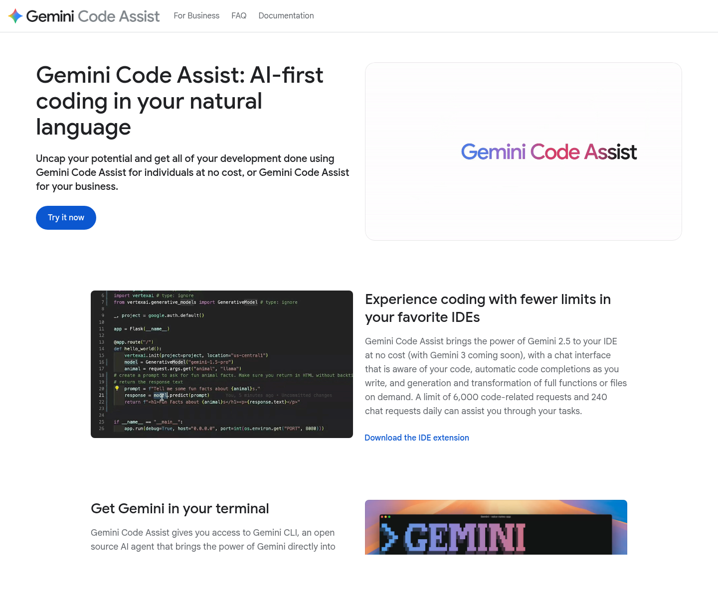 Gemini Code Assist, herramienta de IA para programación y análisis de datos