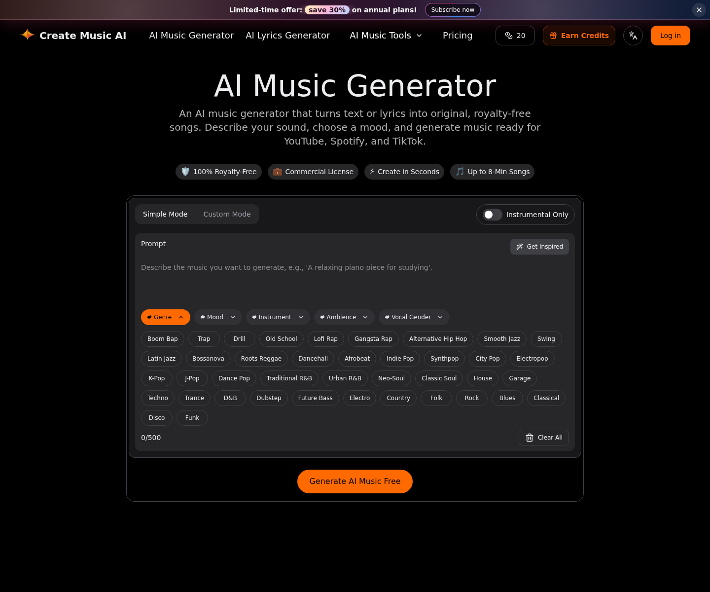 createmusicai.ai, herramienta de IA para undefined