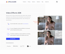 Video Effects SDK, herramienta de IA para generación y edición de videos