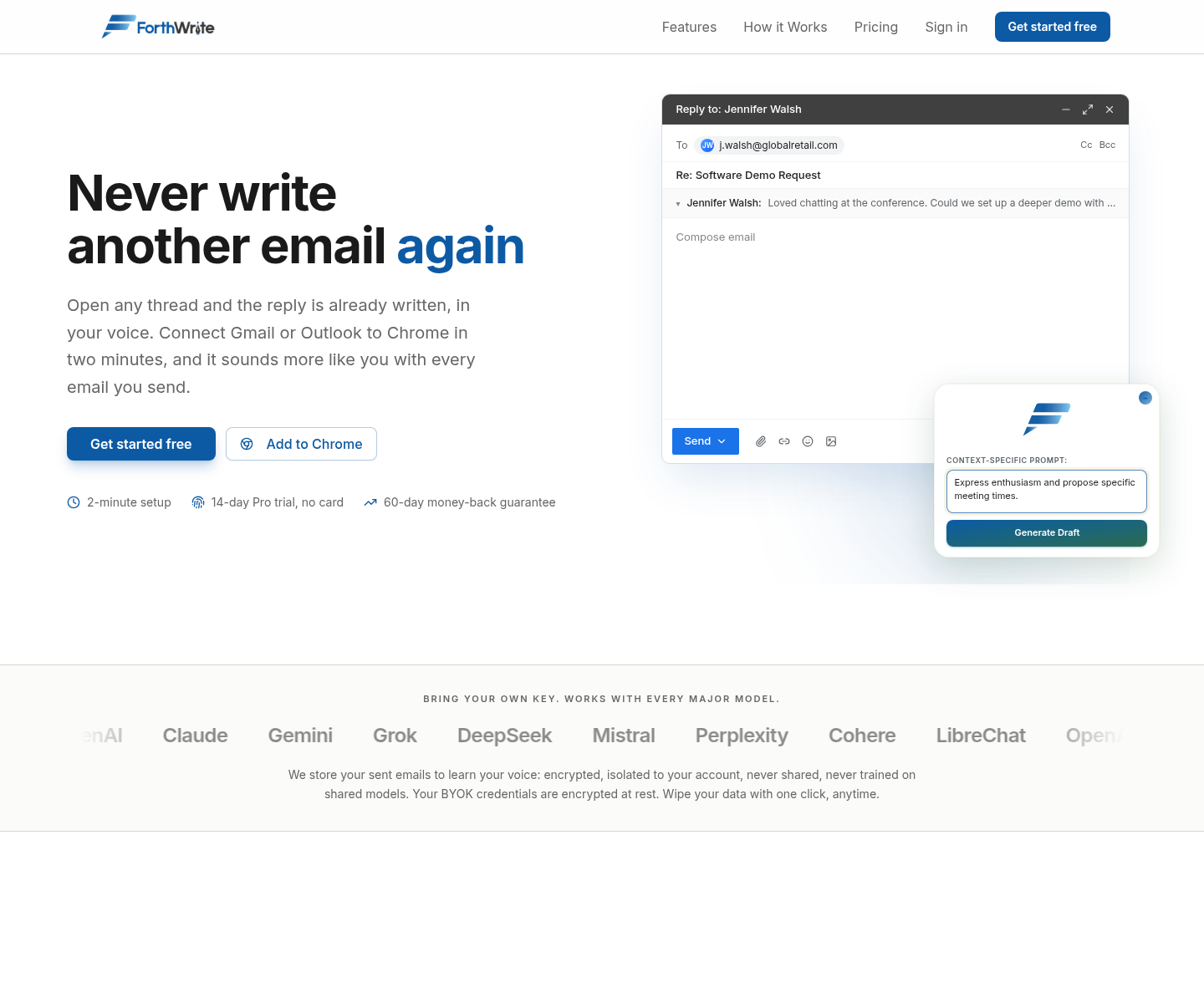 ForthWrite, herramienta de IA para generación y edición de textos