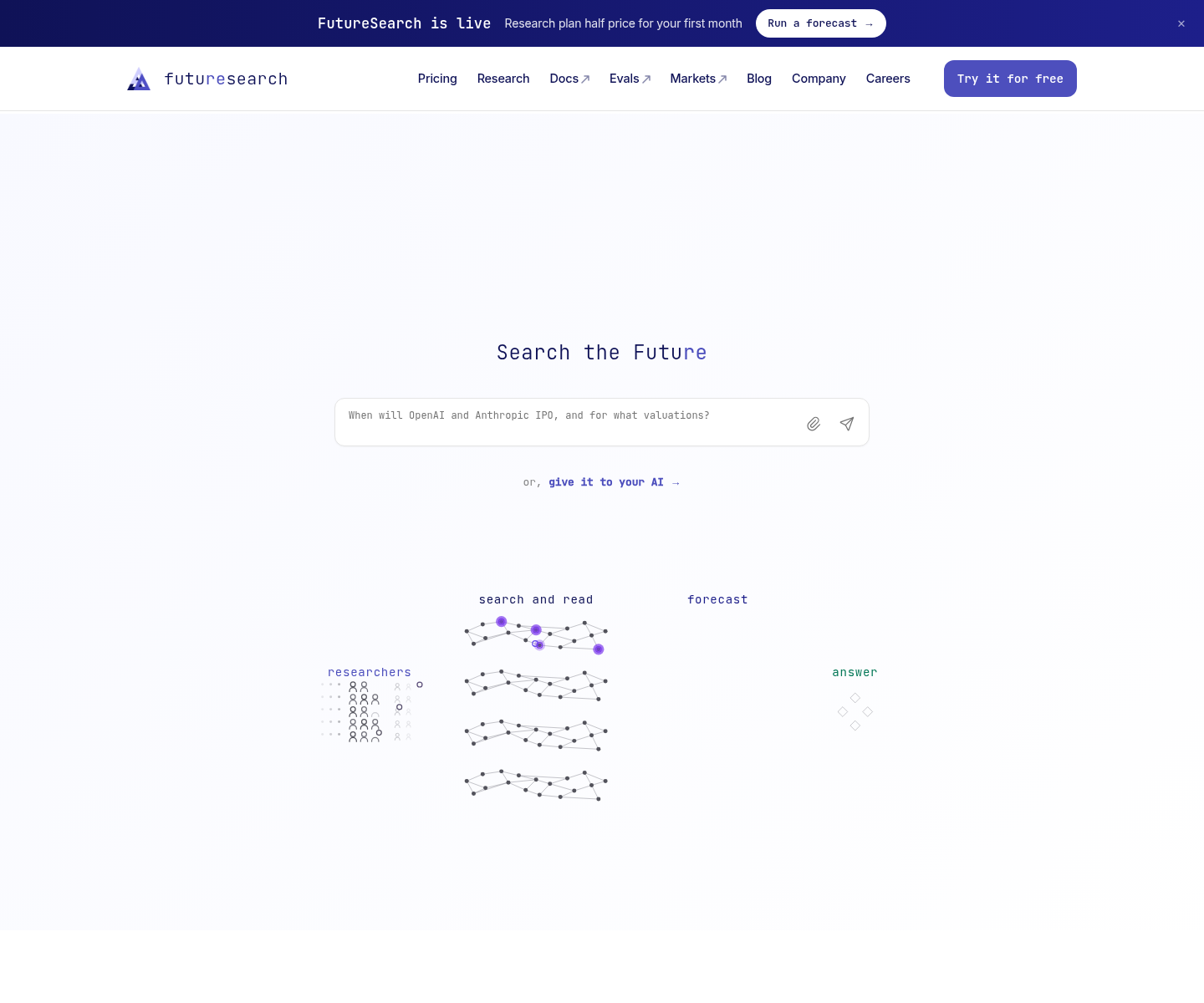 futuresearch.ai, herramienta de IA para undefined