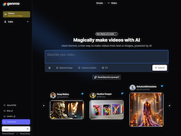 Genmo, herramienta de IA para generación y edición de videos