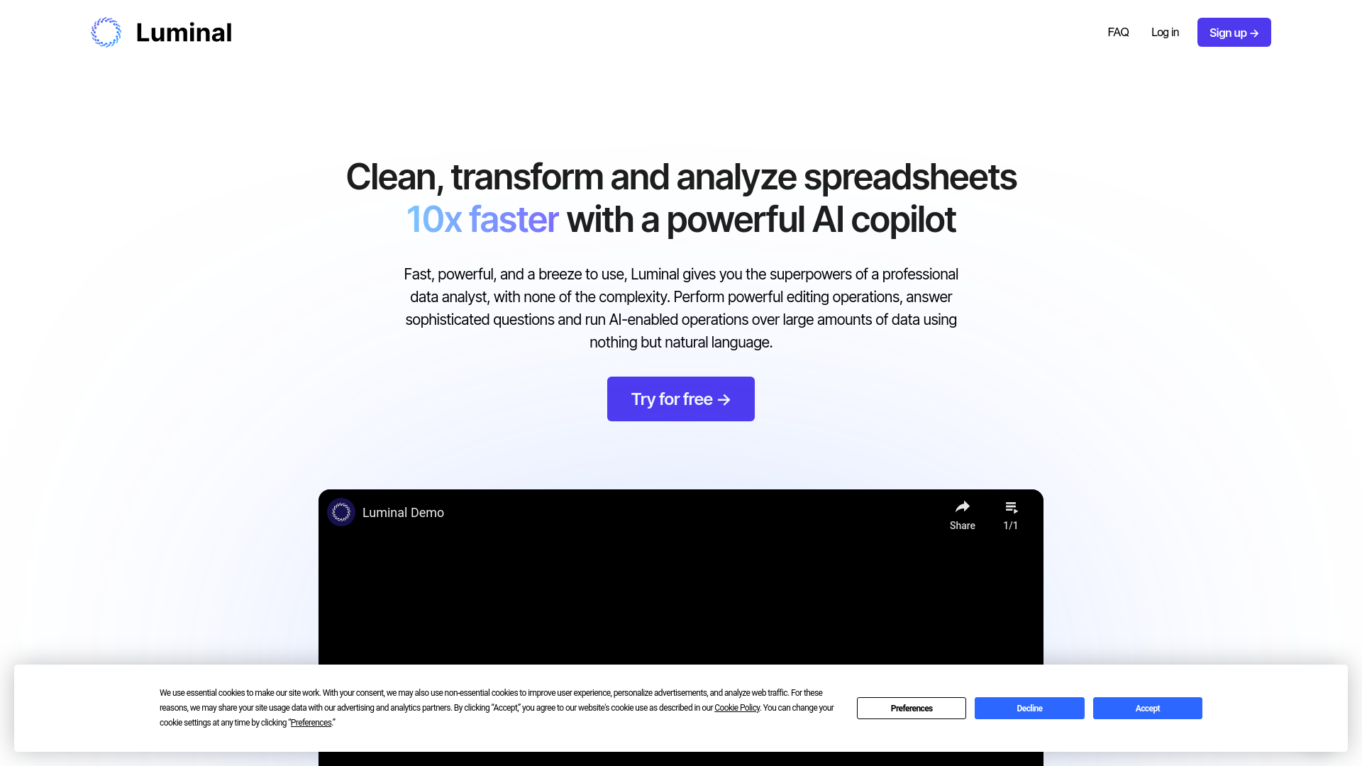 Luminal, herramienta de IA para programación y análisis de datos