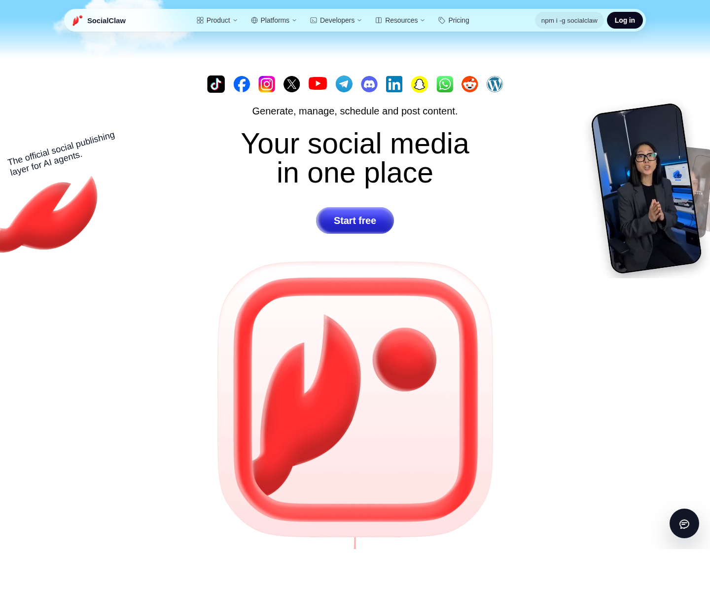 SocialClaw, herramienta de IA para aplicaciones diversas de ia
