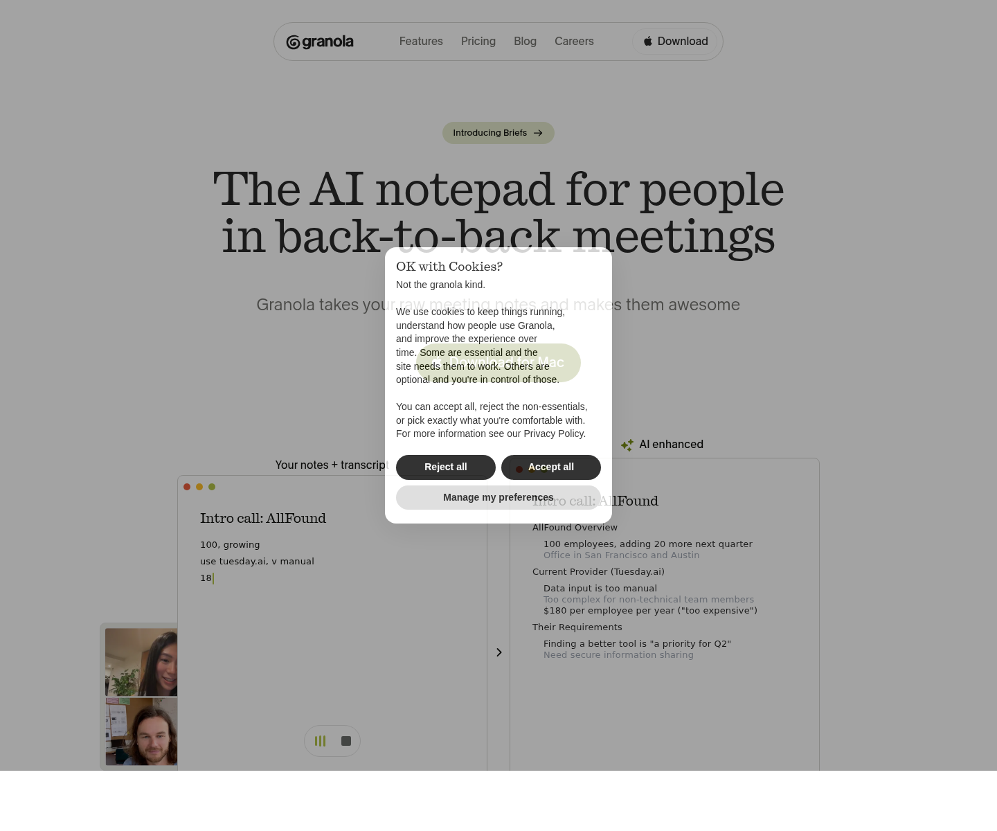 granola.ai, herramienta de IA para undefined