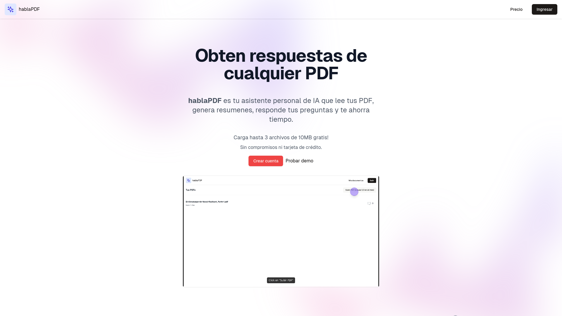hablaPDF, herramienta de IA para detección y resumen de textos y pdfs
