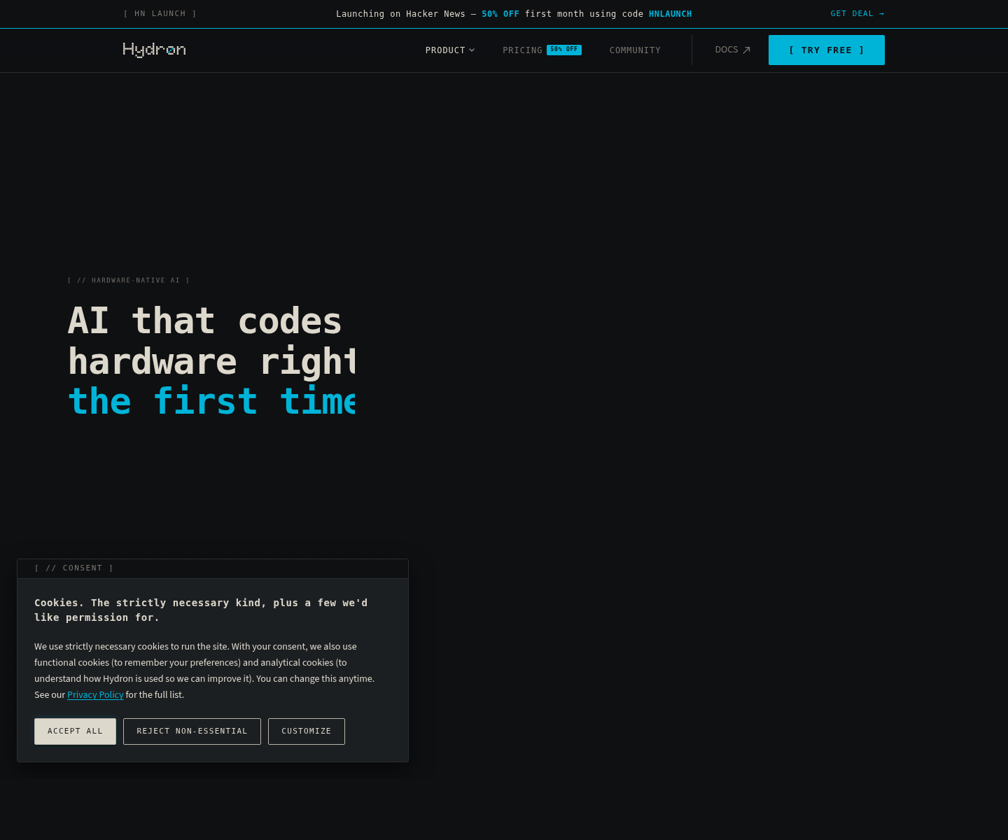 hydron.sh, herramienta de IA para undefined