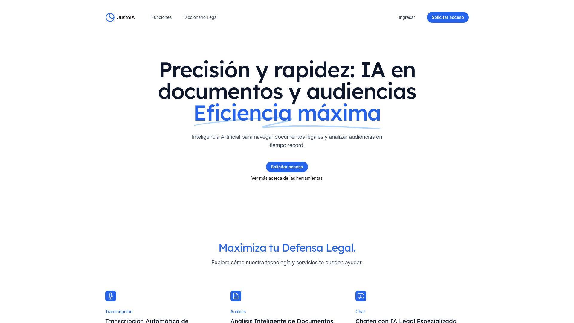 JustoIA, herramienta de IA para detección y resumen de textos y pdfs