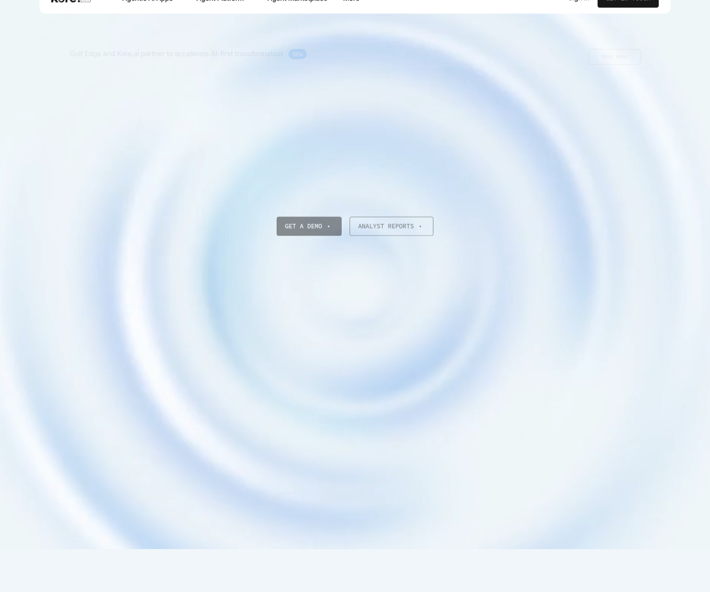 Kore.ai Agentic AI Applications, herramienta de IA para chatbots y asistentes virtuales