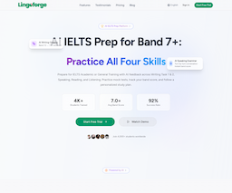 LingoForge, herramienta de IA para aplicaciones diversas de ia