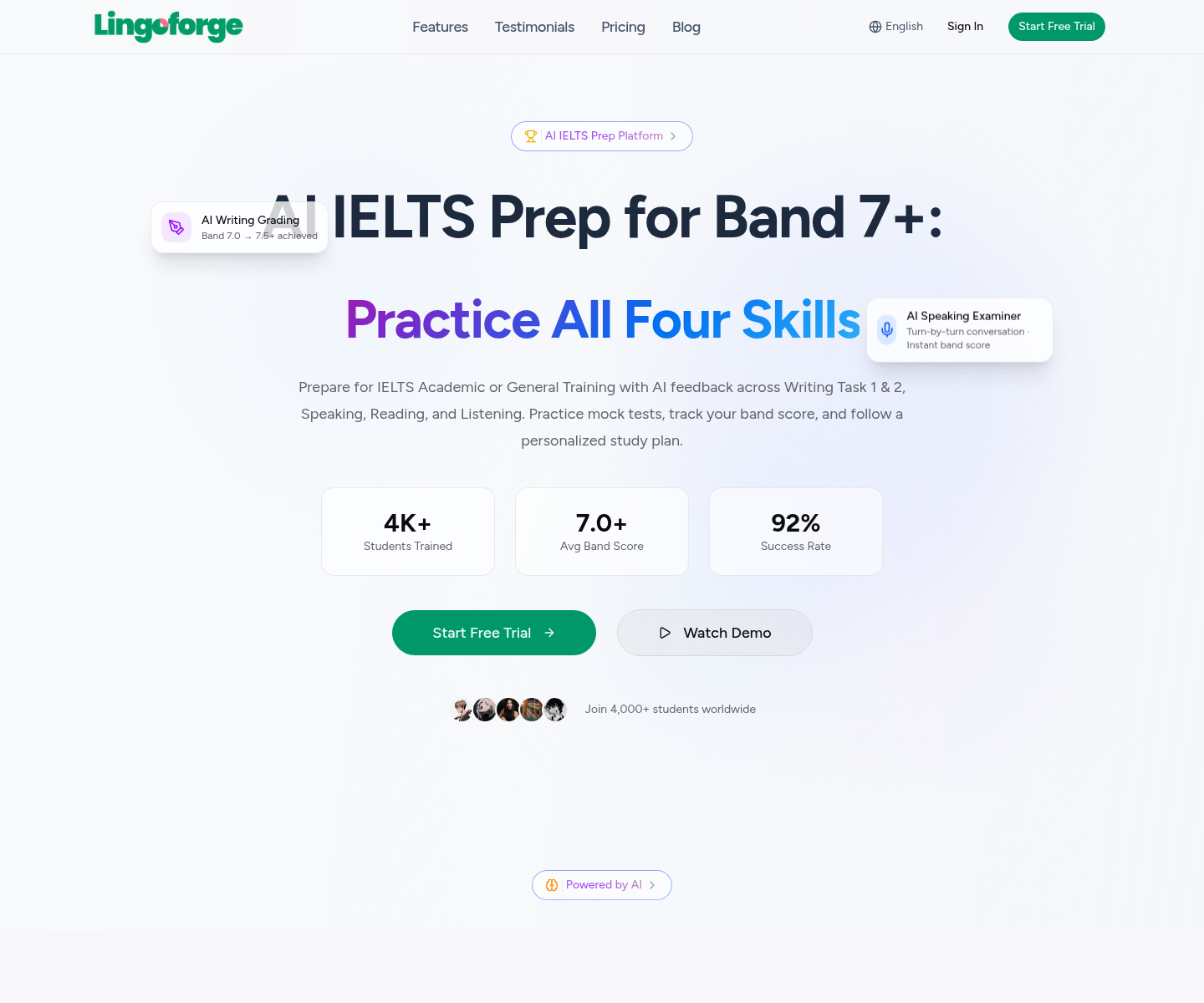LingoForge, herramienta de IA para aplicaciones diversas de ia