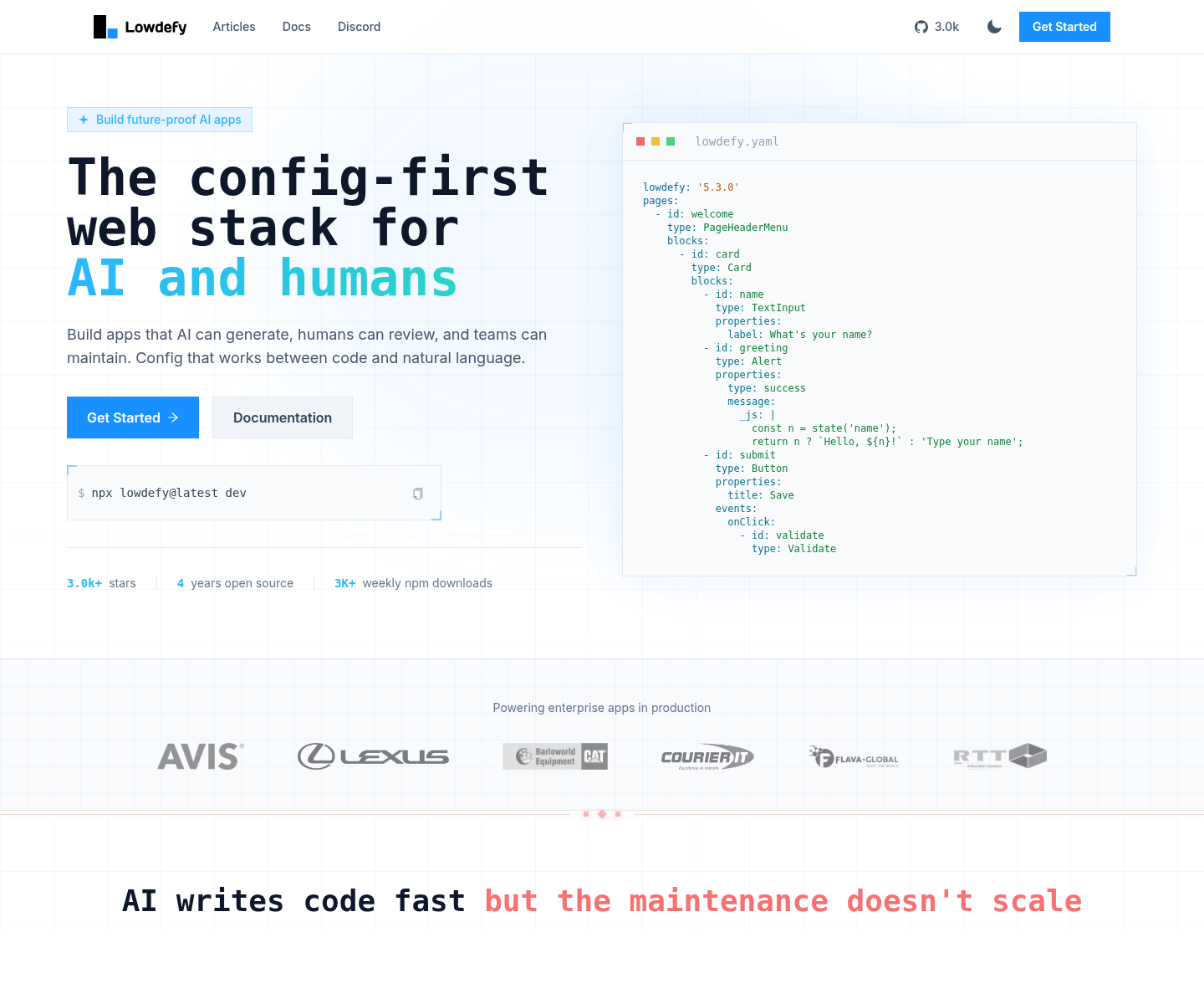lowdefy.com, herramienta de IA para undefined