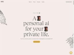 Kin, herramienta de IA para chatbots y asistentes virtuales