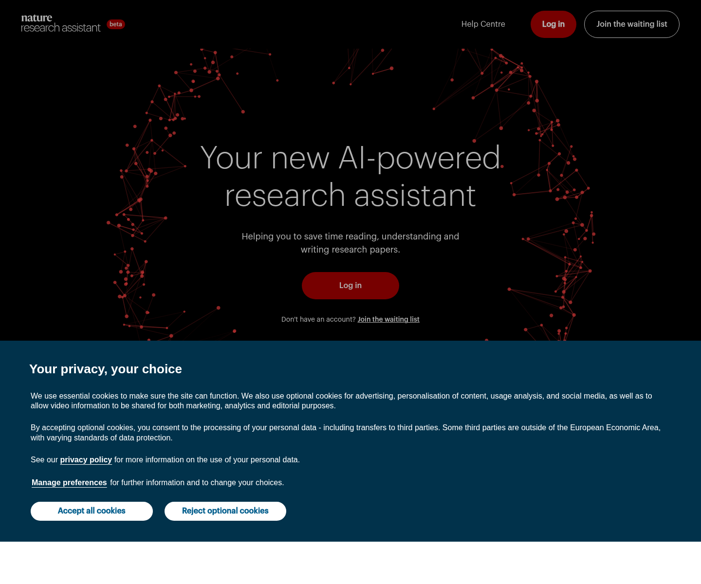 Nature Research Assistant, herramienta de IA para detección y resumen de textos y pdfs