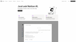 Notion AI, herramienta de IA para generación y edición de textos