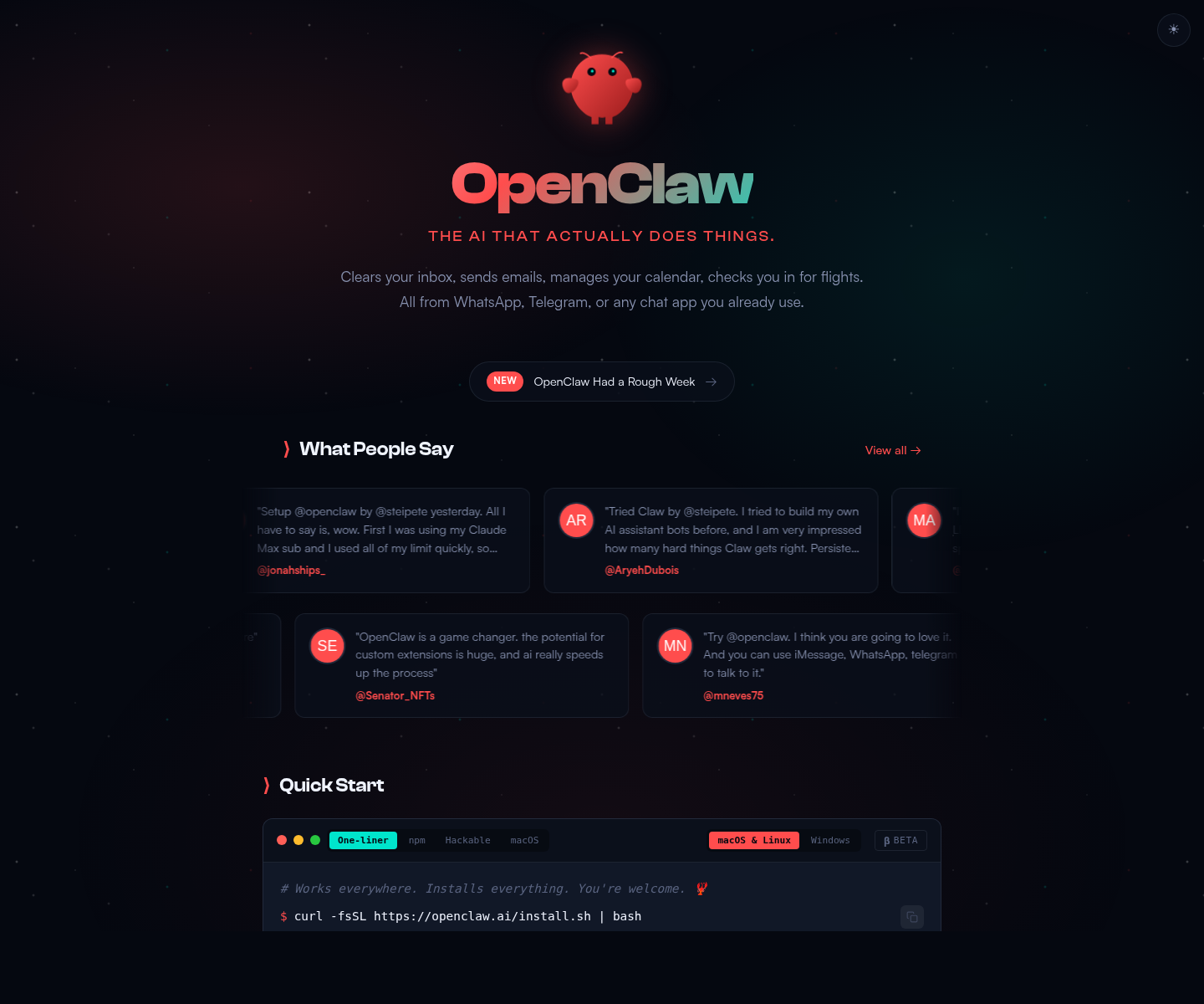 OpenClaw, herramienta de IA para chatbots y asistentes virtuales