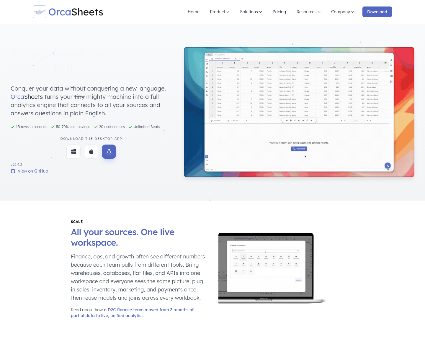 orcasheets.ai, herramienta de IA para undefined