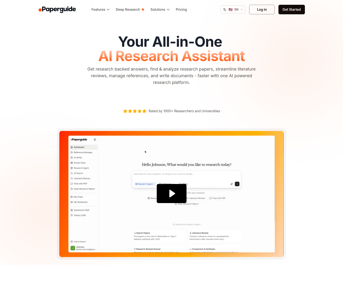 Paperguide, herramienta de IA para detección y resumen de textos y pdfs