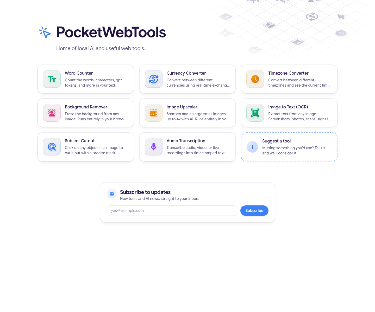 pocketweb.tools, herramienta de IA para undefined