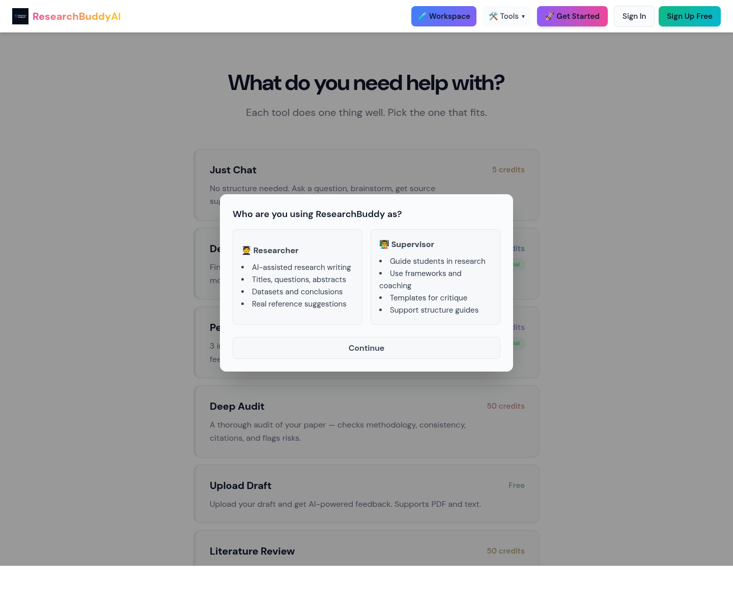 ResearchBuddyAI, herramienta de IA para aplicaciones diversas de ia