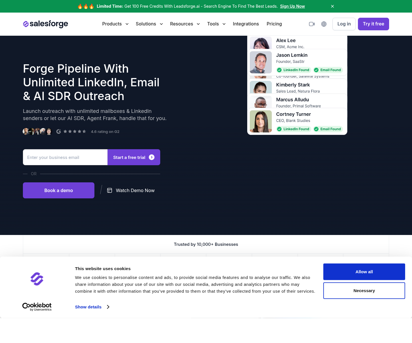 Salesforge, herramienta de IA para chatbots y asistentes virtuales