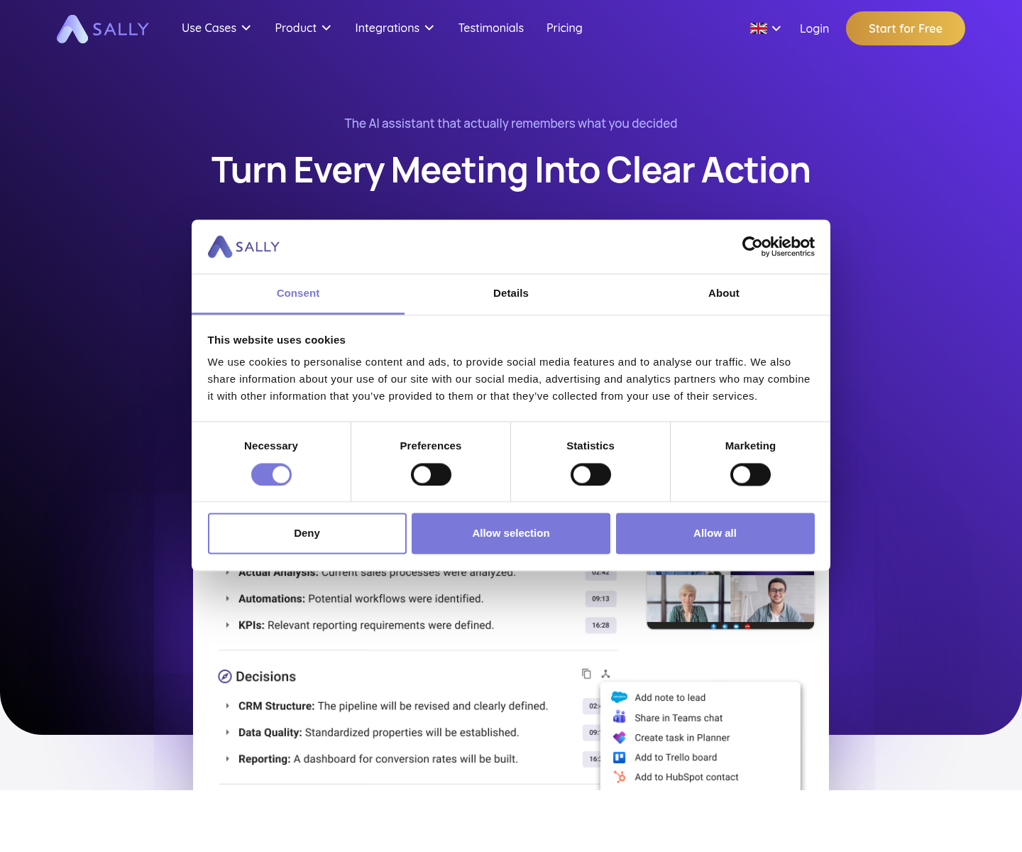 sally.io, herramienta de IA para undefined
