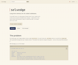 selvedge.sh, herramienta de IA para undefined