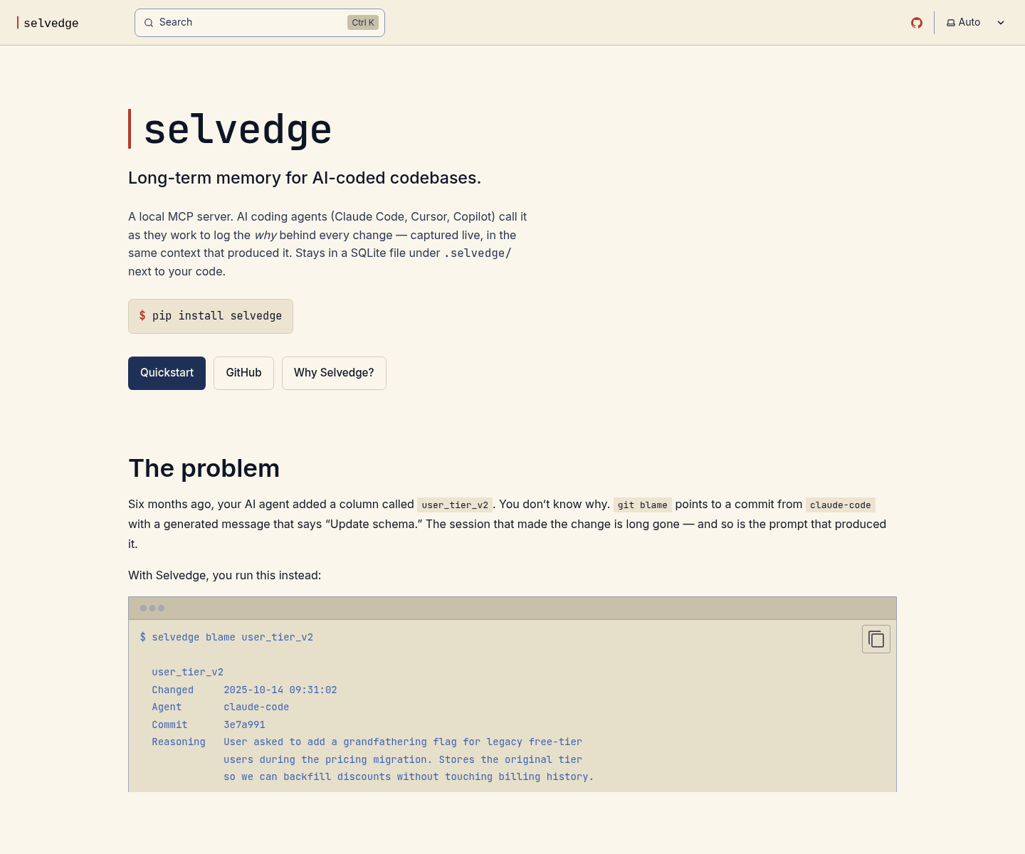 selvedge.sh, herramienta de IA para undefined