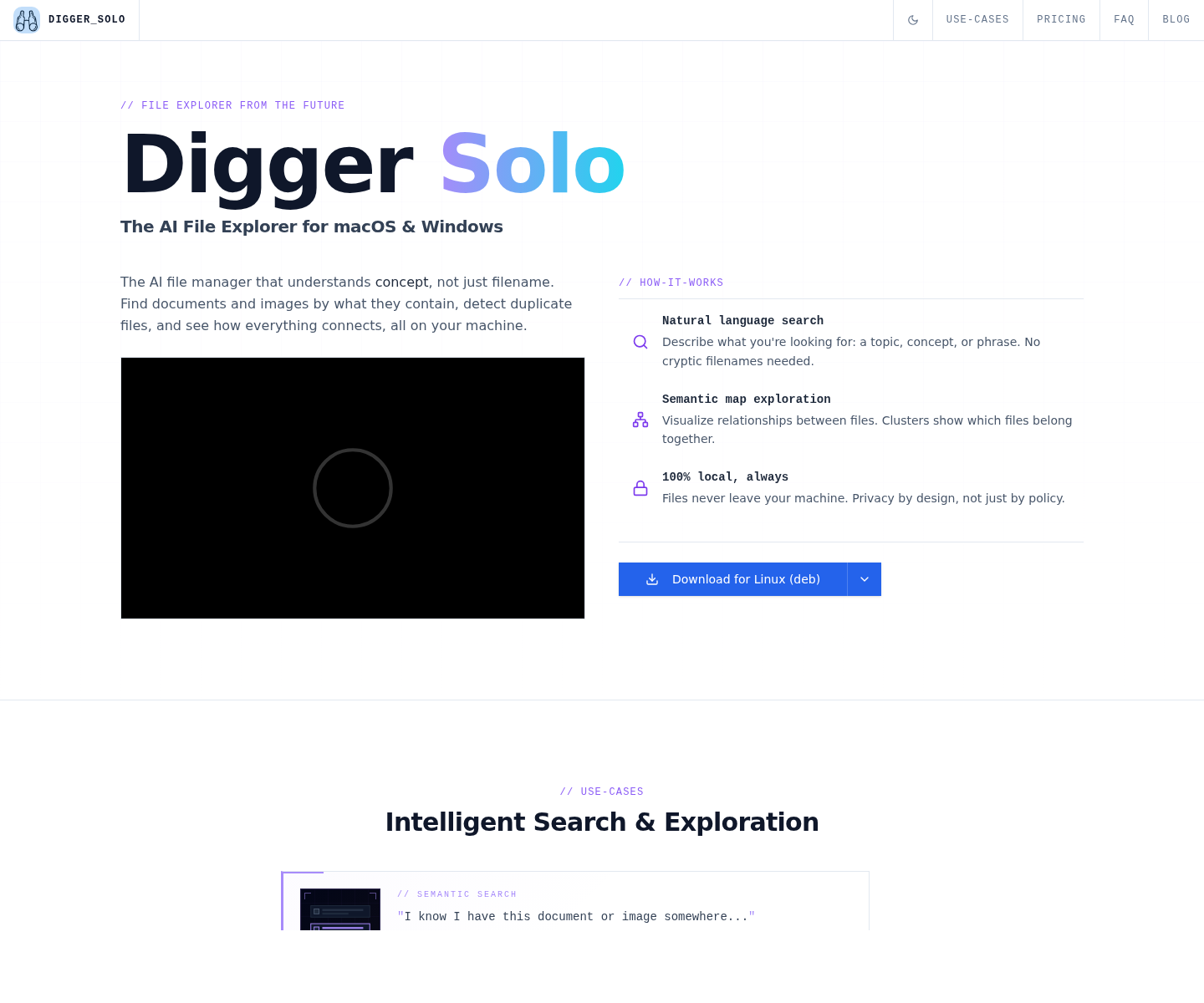 solo.digger.lol, herramienta de IA para undefined