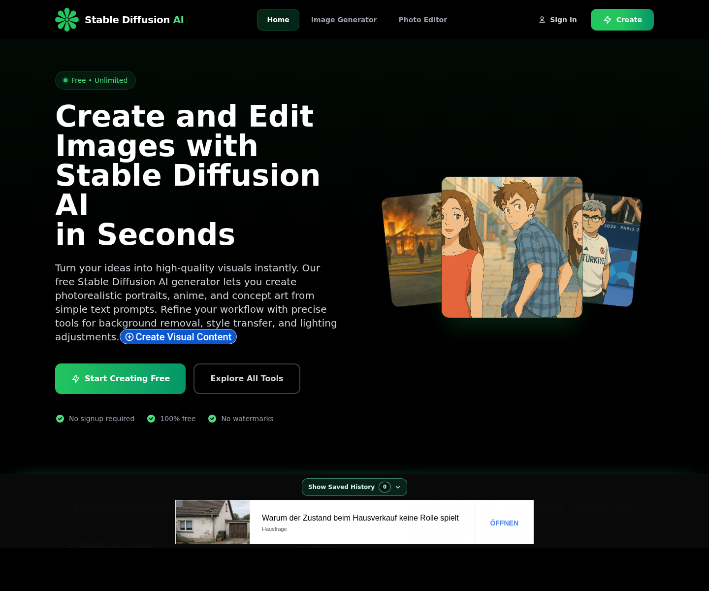 Stable Diffusion AI, herramienta de IA para generación de imágenes y fotos