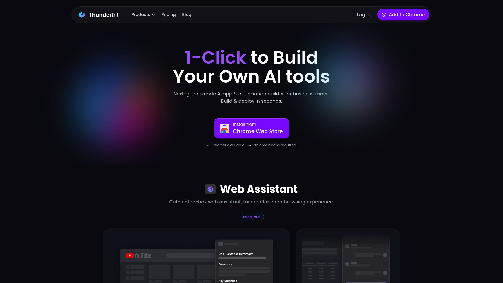 Thunderbit, herramienta de IA para aplicaciones diversas de ia