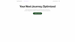 Trip Planner AI, herramienta de IA para aplicaciones diversas de ia