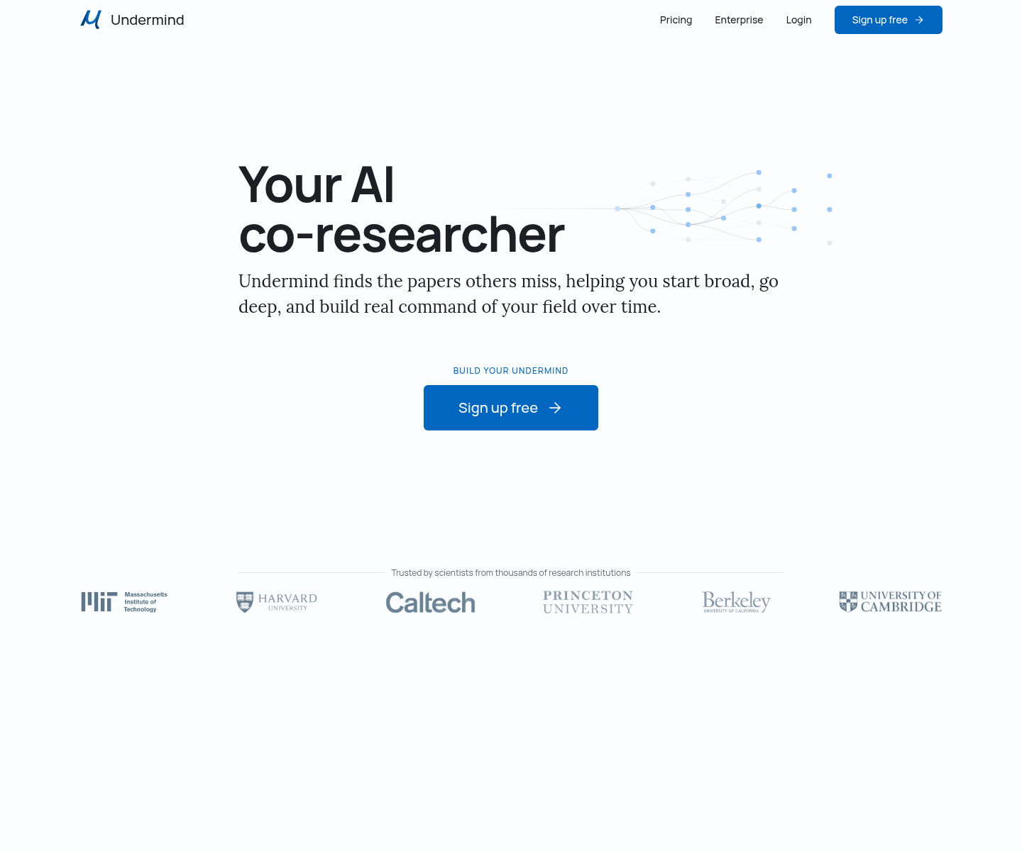 Undermind, herramienta de IA para aplicaciones diversas de ia