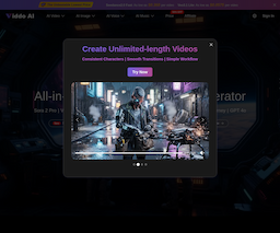 Viddo AI, herramienta de IA para generación y edición de videos