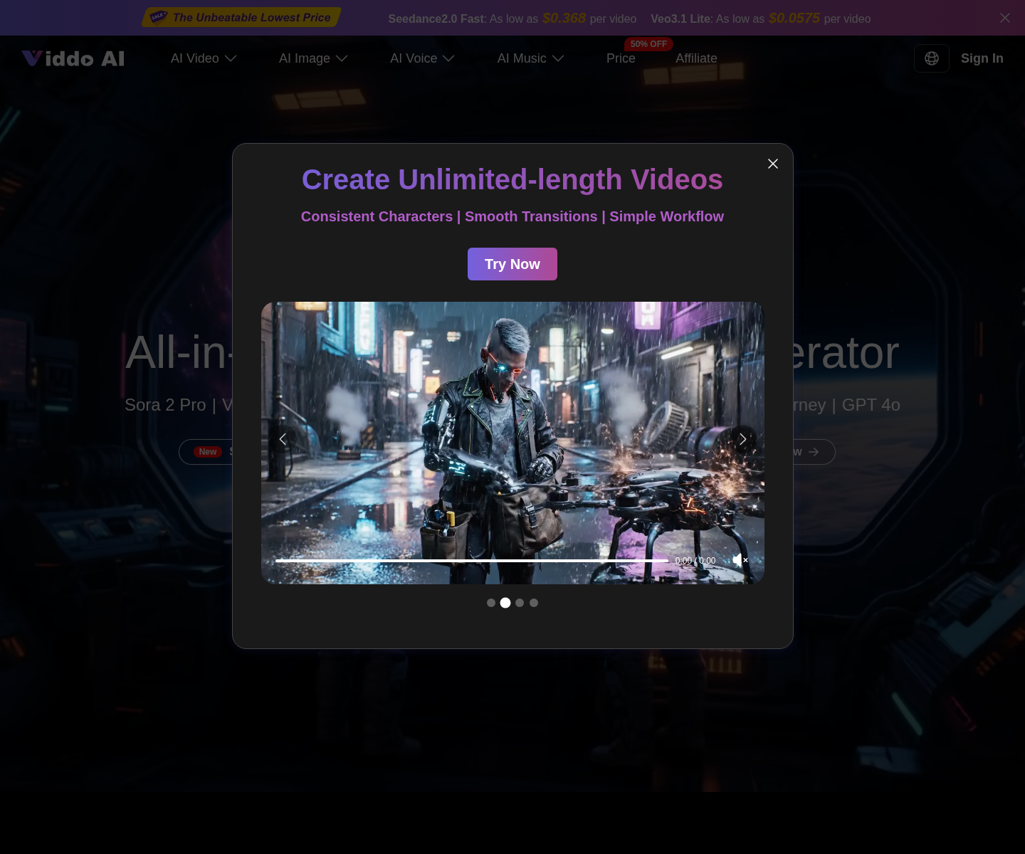 Viddo AI, herramienta de IA para generación y edición de videos