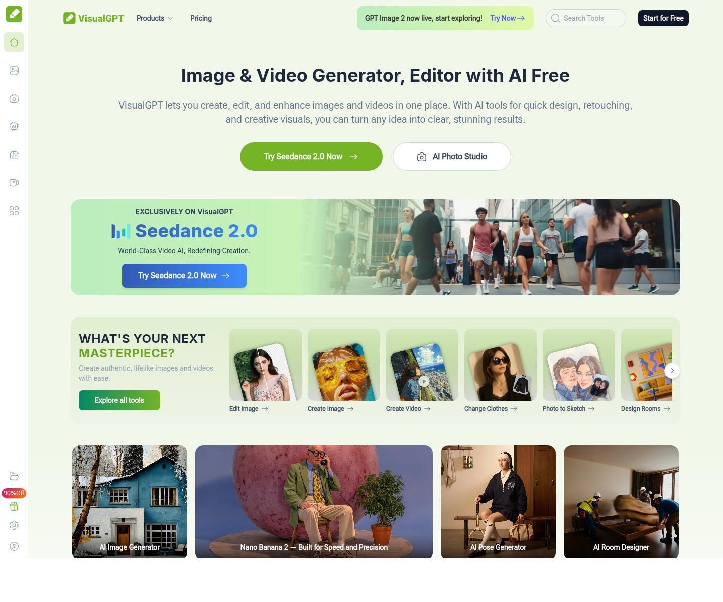 VisualGPT, herramienta de IA para generación de imágenes y fotos