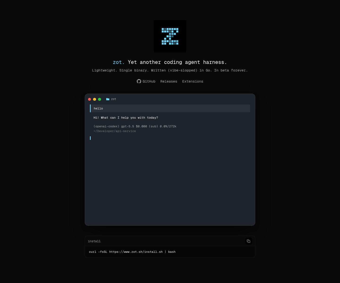 zot.sh, herramienta de IA para undefined