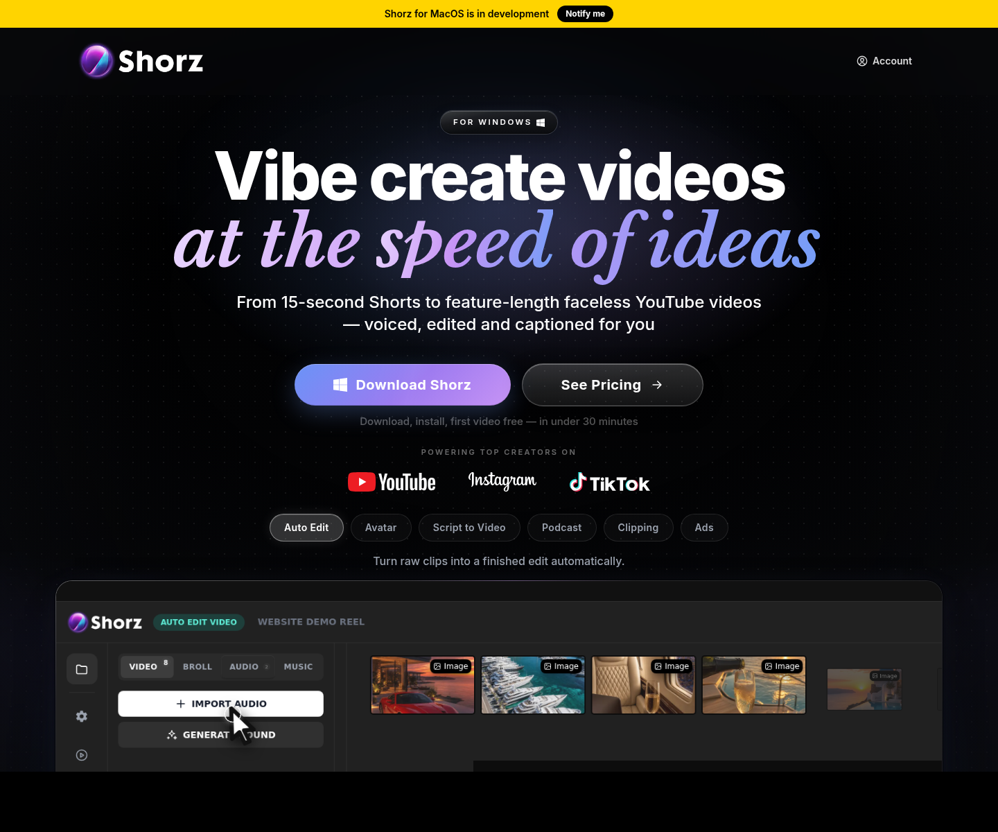 shorz.ai, herramienta de IA para undefined